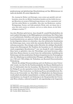 Bild der Seite - 73 - in Die Privatbibliothek Kaiser Franz’ I. von Österreich 1784-1835 - Bibliotheks- und Kulturgeschichte einer fürstlichen Sammlung zwischen Aufklärung und Vormärz