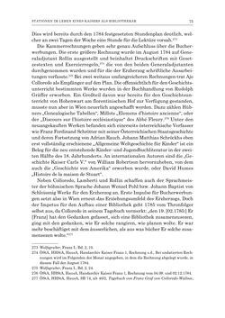 Bild der Seite - 75 - in Die Privatbibliothek Kaiser Franz’ I. von Österreich 1784-1835 - Bibliotheks- und Kulturgeschichte einer fürstlichen Sammlung zwischen Aufklärung und Vormärz