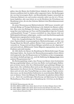 Bild der Seite - 94 - in Die Privatbibliothek Kaiser Franz’ I. von Österreich 1784-1835 - Bibliotheks- und Kulturgeschichte einer fürstlichen Sammlung zwischen Aufklärung und Vormärz