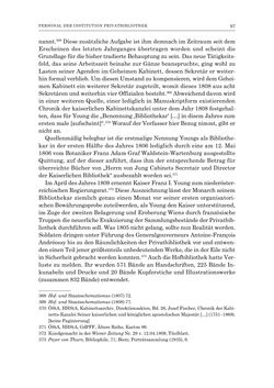 Bild der Seite - 97 - in Die Privatbibliothek Kaiser Franz’ I. von Österreich 1784-1835 - Bibliotheks- und Kulturgeschichte einer fürstlichen Sammlung zwischen Aufklärung und Vormärz