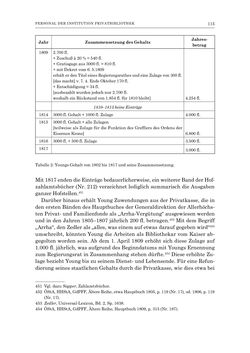 Bild der Seite - 115 - in Die Privatbibliothek Kaiser Franz’ I. von Österreich 1784-1835 - Bibliotheks- und Kulturgeschichte einer fürstlichen Sammlung zwischen Aufklärung und Vormärz