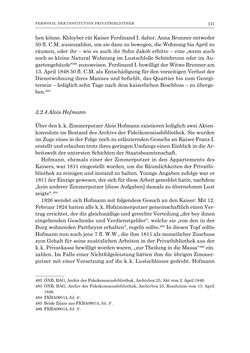Image of the Page - 121 - in Die Privatbibliothek Kaiser Franz’ I. von Österreich 1784-1835 - Bibliotheks- und Kulturgeschichte einer fürstlichen Sammlung zwischen Aufklärung und Vormärz