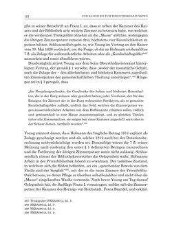 Image of the Page - 122 - in Die Privatbibliothek Kaiser Franz’ I. von Österreich 1784-1835 - Bibliotheks- und Kulturgeschichte einer fürstlichen Sammlung zwischen Aufklärung und Vormärz