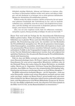 Image of the Page - 137 - in Die Privatbibliothek Kaiser Franz’ I. von Österreich 1784-1835 - Bibliotheks- und Kulturgeschichte einer fürstlichen Sammlung zwischen Aufklärung und Vormärz