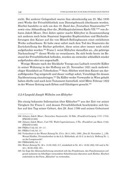 Image of the Page - 140 - in Die Privatbibliothek Kaiser Franz’ I. von Österreich 1784-1835 - Bibliotheks- und Kulturgeschichte einer fürstlichen Sammlung zwischen Aufklärung und Vormärz