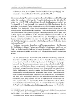 Bild der Seite - 149 - in Die Privatbibliothek Kaiser Franz’ I. von Österreich 1784-1835 - Bibliotheks- und Kulturgeschichte einer fürstlichen Sammlung zwischen Aufklärung und Vormärz