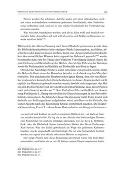 Image of the Page - 155 - in Die Privatbibliothek Kaiser Franz’ I. von Österreich 1784-1835 - Bibliotheks- und Kulturgeschichte einer fürstlichen Sammlung zwischen Aufklärung und Vormärz