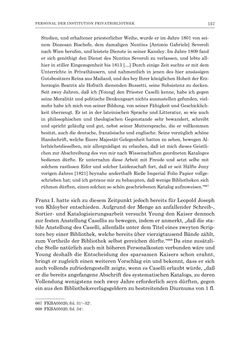 Bild der Seite - 157 - in Die Privatbibliothek Kaiser Franz’ I. von Österreich 1784-1835 - Bibliotheks- und Kulturgeschichte einer fürstlichen Sammlung zwischen Aufklärung und Vormärz