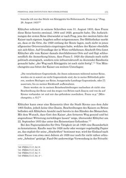 Bild der Seite - 171 - in Die Privatbibliothek Kaiser Franz’ I. von Österreich 1784-1835 - Bibliotheks- und Kulturgeschichte einer fürstlichen Sammlung zwischen Aufklärung und Vormärz