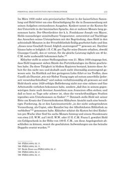 Bild der Seite - 177 - in Die Privatbibliothek Kaiser Franz’ I. von Österreich 1784-1835 - Bibliotheks- und Kulturgeschichte einer fürstlichen Sammlung zwischen Aufklärung und Vormärz