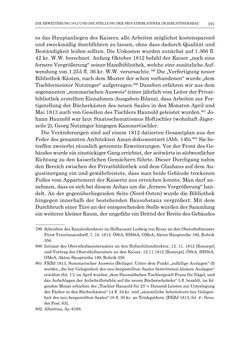 Image of the Page - 191 - in Die Privatbibliothek Kaiser Franz’ I. von Österreich 1784-1835 - Bibliotheks- und Kulturgeschichte einer fürstlichen Sammlung zwischen Aufklärung und Vormärz