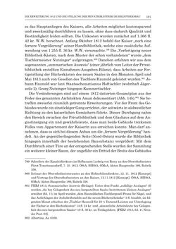 Bild der Seite - 191 - in Die Privatbibliothek Kaiser Franz’ I. von Österreich 1784-1835 - Bibliotheks- und Kulturgeschichte einer fürstlichen Sammlung zwischen Aufklärung und Vormärz