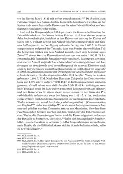 Bild der Seite - 220 - in Die Privatbibliothek Kaiser Franz’ I. von Österreich 1784-1835 - Bibliotheks- und Kulturgeschichte einer fürstlichen Sammlung zwischen Aufklärung und Vormärz