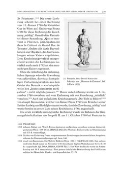 Bild der Seite - 249 - in Die Privatbibliothek Kaiser Franz’ I. von Österreich 1784-1835 - Bibliotheks- und Kulturgeschichte einer fürstlichen Sammlung zwischen Aufklärung und Vormärz