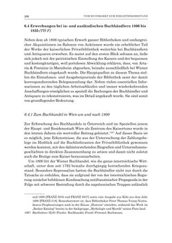 Image of the Page - 266 - in Die Privatbibliothek Kaiser Franz’ I. von Österreich 1784-1835 - Bibliotheks- und Kulturgeschichte einer fürstlichen Sammlung zwischen Aufklärung und Vormärz