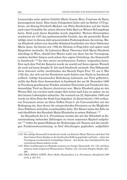 Bild der Seite - 284 - in Die Privatbibliothek Kaiser Franz’ I. von Österreich 1784-1835 - Bibliotheks- und Kulturgeschichte einer fürstlichen Sammlung zwischen Aufklärung und Vormärz