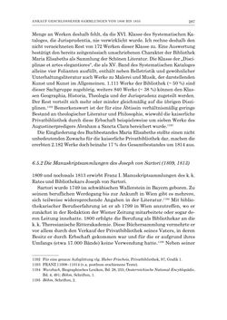 Image of the Page - 287 - in Die Privatbibliothek Kaiser Franz’ I. von Österreich 1784-1835 - Bibliotheks- und Kulturgeschichte einer fürstlichen Sammlung zwischen Aufklärung und Vormärz
