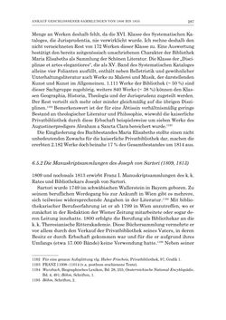 Bild der Seite - 287 - in Die Privatbibliothek Kaiser Franz’ I. von Österreich 1784-1835 - Bibliotheks- und Kulturgeschichte einer fürstlichen Sammlung zwischen Aufklärung und Vormärz