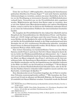 Bild der Seite - 290 - in Die Privatbibliothek Kaiser Franz’ I. von Österreich 1784-1835 - Bibliotheks- und Kulturgeschichte einer fürstlichen Sammlung zwischen Aufklärung und Vormärz