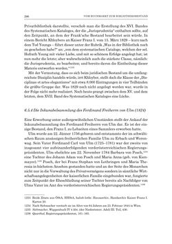 Bild der Seite - 296 - in Die Privatbibliothek Kaiser Franz’ I. von Österreich 1784-1835 - Bibliotheks- und Kulturgeschichte einer fürstlichen Sammlung zwischen Aufklärung und Vormärz