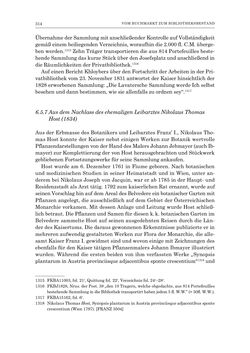 Bild der Seite - 314 - in Die Privatbibliothek Kaiser Franz’ I. von Österreich 1784-1835 - Bibliotheks- und Kulturgeschichte einer fürstlichen Sammlung zwischen Aufklärung und Vormärz