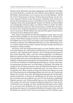 Image of the Page - 319 - in Die Privatbibliothek Kaiser Franz’ I. von Österreich 1784-1835 - Bibliotheks- und Kulturgeschichte einer fürstlichen Sammlung zwischen Aufklärung und Vormärz