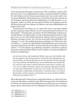 Bild der Seite - 341 - in Die Privatbibliothek Kaiser Franz’ I. von Österreich 1784-1835 - Bibliotheks- und Kulturgeschichte einer fürstlichen Sammlung zwischen Aufklärung und Vormärz
