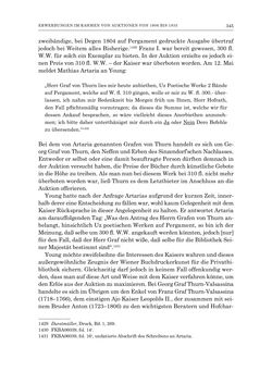 Bild der Seite - 345 - in Die Privatbibliothek Kaiser Franz’ I. von Österreich 1784-1835 - Bibliotheks- und Kulturgeschichte einer fürstlichen Sammlung zwischen Aufklärung und Vormärz