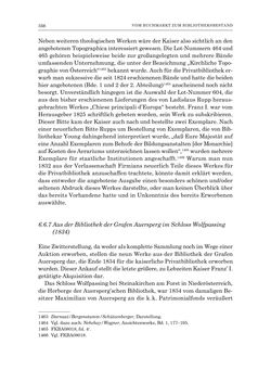 Image of the Page - 356 - in Die Privatbibliothek Kaiser Franz’ I. von Österreich 1784-1835 - Bibliotheks- und Kulturgeschichte einer fürstlichen Sammlung zwischen Aufklärung und Vormärz