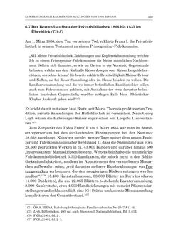 Bild der Seite - 359 - in Die Privatbibliothek Kaiser Franz’ I. von Österreich 1784-1835 - Bibliotheks- und Kulturgeschichte einer fürstlichen Sammlung zwischen Aufklärung und Vormärz