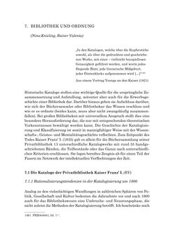Bild der Seite - 363 - in Die Privatbibliothek Kaiser Franz’ I. von Österreich 1784-1835 - Bibliotheks- und Kulturgeschichte einer fürstlichen Sammlung zwischen Aufklärung und Vormärz