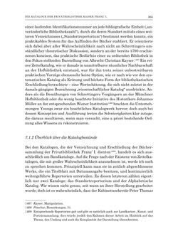 Image of the Page - 365 - in Die Privatbibliothek Kaiser Franz’ I. von Österreich 1784-1835 - Bibliotheks- und Kulturgeschichte einer fürstlichen Sammlung zwischen Aufklärung und Vormärz