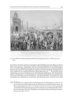 Bild der Seite - 479 - in Die Privatbibliothek Kaiser Franz’ I. von Österreich 1784-1835 - Bibliotheks- und Kulturgeschichte einer fürstlichen Sammlung zwischen Aufklärung und Vormärz