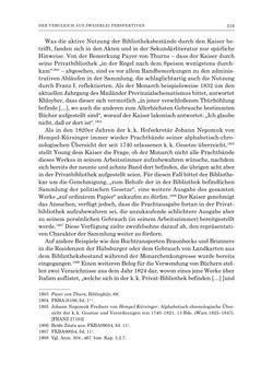 Bild der Seite - 519 - in Die Privatbibliothek Kaiser Franz’ I. von Österreich 1784-1835 - Bibliotheks- und Kulturgeschichte einer fürstlichen Sammlung zwischen Aufklärung und Vormärz