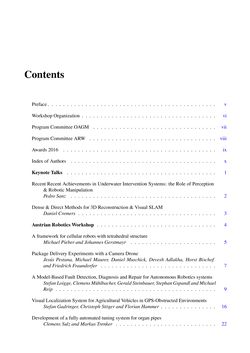 Bild der Seite - (000005) - in Proceedings of the OAGM&ARW Joint Workshop - Vision, Automation and Robotics