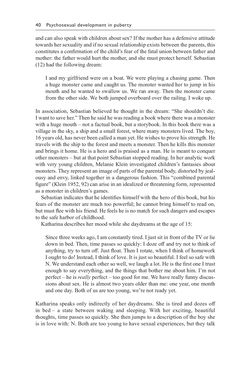 Image of the Page - 40 - in Psychoanalytic Perspectives on Puberty and Adolescence - The Inner Worlds of Teenagers and their Parents