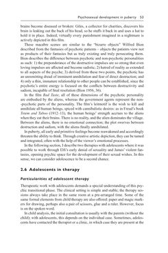 Image of the Page - 53 - in Psychoanalytic Perspectives on Puberty and Adolescence - The Inner Worlds of Teenagers and their Parents