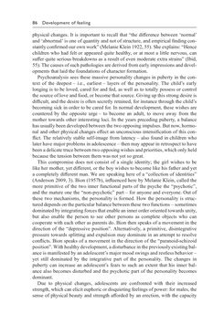 Image of the Page - 86 - in Psychoanalytic Perspectives on Puberty and Adolescence - The Inner Worlds of Teenagers and their Parents