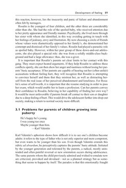 Image of the Page - 89 - in Psychoanalytic Perspectives on Puberty and Adolescence - The Inner Worlds of Teenagers and their Parents