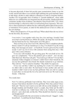 Image of the Page - 99 - in Psychoanalytic Perspectives on Puberty and Adolescence - The Inner Worlds of Teenagers and their Parents