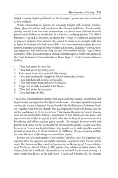 Image of the Page - 105 - in Psychoanalytic Perspectives on Puberty and Adolescence - The Inner Worlds of Teenagers and their Parents