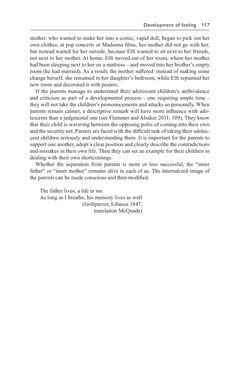 Image of the Page - 117 - in Psychoanalytic Perspectives on Puberty and Adolescence - The Inner Worlds of Teenagers and their Parents