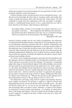 Image of the Page - 133 - in Psychoanalytic Perspectives on Puberty and Adolescence - The Inner Worlds of Teenagers and their Parents