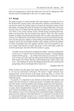 Image of the Page - 143 - in Psychoanalytic Perspectives on Puberty and Adolescence - The Inner Worlds of Teenagers and their Parents