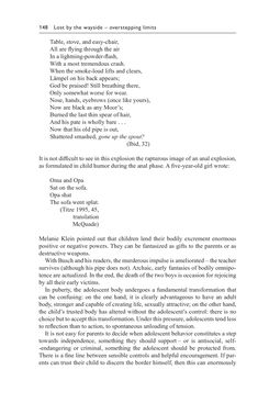 Image of the Page - 148 - in Psychoanalytic Perspectives on Puberty and Adolescence - The Inner Worlds of Teenagers and their Parents