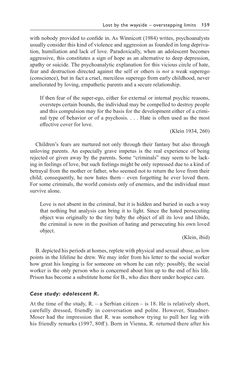 Image of the Page - 159 - in Psychoanalytic Perspectives on Puberty and Adolescence - The Inner Worlds of Teenagers and their Parents