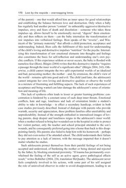 Image of the Page - 170 - in Psychoanalytic Perspectives on Puberty and Adolescence - The Inner Worlds of Teenagers and their Parents