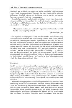 Bild der Seite - 184 - in Psychoanalytic Perspectives on Puberty and Adolescence - The Inner Worlds of Teenagers and their Parents