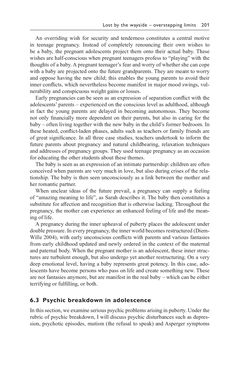 Bild der Seite - 201 - in Psychoanalytic Perspectives on Puberty and Adolescence - The Inner Worlds of Teenagers and their Parents