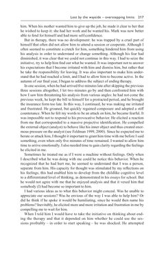 Bild der Seite - 217 - in Psychoanalytic Perspectives on Puberty and Adolescence - The Inner Worlds of Teenagers and their Parents
